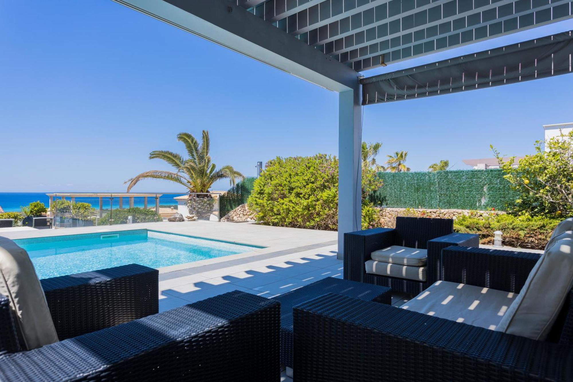 V196 Villa Brisa By Menorcarentals Villas Сон-Боу Экстерьер фото